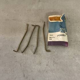Gm 3840907 4 Nos 1964-70 Chevy Pass Car Chevelle Nova Camaro Carb Choke Rod