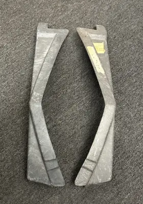 3996845 Gm 1968-82 Corvette 3996845/46 Dash Extension/cowl Side Bonding Strip Lh/rh Set
