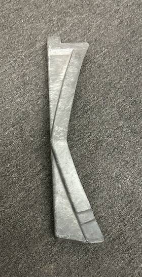 Gm 3996846 1968-82 Corvette Dash Extension/cowl Side Bonding Strip Rh -nos-new