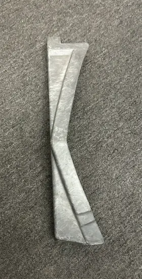3996846 Gm 1968-82 Corvette Dash Extension/cowl Side Bonding Strip Rh -nos-new