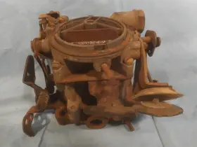 7040412 Gm Vintage 2 Barrel 2-jet Rochester Carburetor 1970 307cid Chevy For Parts