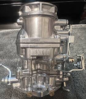 Henkyo 723884679291 New 1939-1953 Ford Flat Head V-8 239 Inch -272 Engine Holley 94 Carburetor