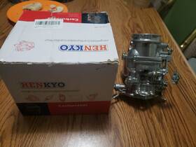 Henkyo 723884680303 Holley 94 Flathead V-8 Oil Bath Style Carburetor 1939-1953 Ford 239 - 272 Engine