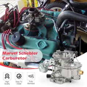 Henkyo 740145291078 2 Barrel Carb Carburetor For Dodge Chrysler 318cu V8 5.2l 1967-1980 Manual Choke
