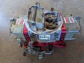 Holley 0-76651-1 0-76651 650 Cfm Ultra Double Pumper Carburetor Manual Choke Red