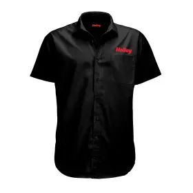 10437-xlhol Holley Button Down Shirt - Polyester Black Adult X-large Each