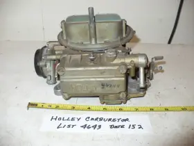 4643-s Holley Vintage Ford List 4643 Date 152 2 Barrel 08977 Ratrod Hotrod 4643-s Holley Vintage Ford List 4643 Date 152 2 Barrel 08977 Ratrod Hotrod