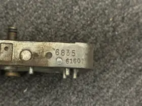 6835 Holley Mopar 4 Barrel Metering Block With Vacuum Tube Stamped #6835/ Nice