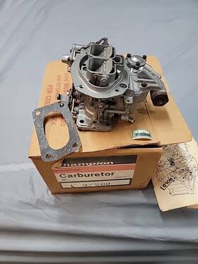 Holley 6984 Carburetor Champion Reman 3-209 75-77 Vega Monza