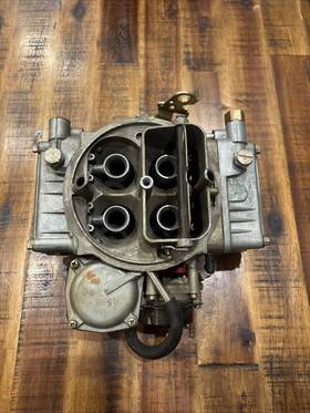 Holley 80504 Carburetor 600 Cfm Electric Choke Annular Discharge Date Code 2774