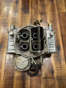80504 Holley Carburetor 600 Cfm Electric Choke Annular Discharge Date Code 2774
