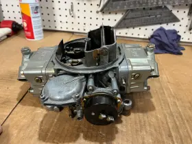 80608-1 Holley 750 Carburetor W Electric Choke Vacuum Secondarys