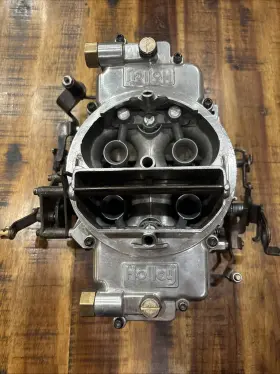 84016 Holley Carburetor 650 Cfm Double Pumper Dual Line Date Code 0753