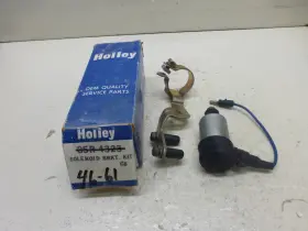 Dr1114425 Holley 85r-4323 46-61 Original Nos 68-70 4 Bl Carburetor Idle Stop Solenoid Kit Dr1114425 Holley 85r-4323 46-61 Original Nos 68-70 4 Bl Carburetor Idle Stop Solenoid Kit