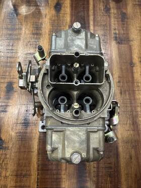 Holley 9646 Alcohol Carburetor 850 Cfm With 50 Cc Pumps Date Code 3414