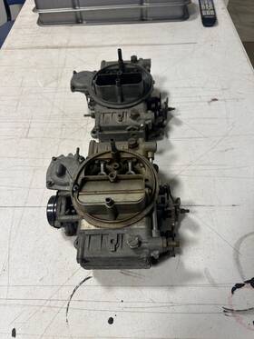 Holley C5af-9610-bc 1965 Ford And C5af-9510-bd 4 Barrel Carburetors