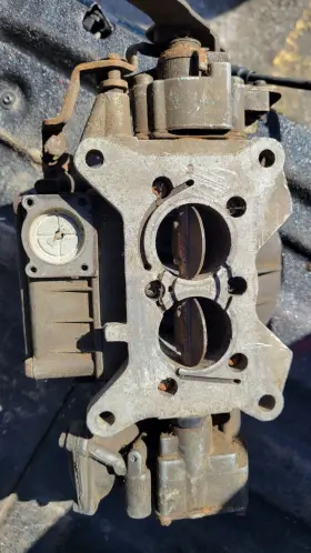 D4te-9510-aja Holley 2 Barrel Carburetor With Governor 1974-77 Ford D4te-9510
