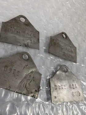 D9teaza Holley Carburetor Tags D9te Aza Ford Motorcraft Lot Of 4 D9teaza Holley Carburetor Tags D9te Aza Ford Motorcraft Lot Of 4