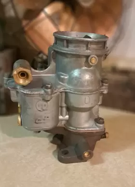 Ebu9515 Holley Ford F27 Vintage Script Model Ecg 5 Carburetor Flathead V8