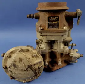 Rd372 Holley Ford R-653 Vintage 1 1/16 Carburetor 1946-54 Ihc Acf Brill Bus Engine
