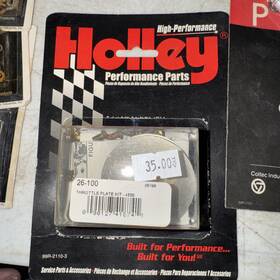 Holley Hly26-100 26-100 Throttle Plate Kit 2 Inch Diameter Without Hole With Screws
