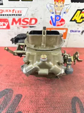 L-80145 Holley 600 Cfm Carburetor List 80145 Dual Feed Vacuum Secondaries Manual Choke