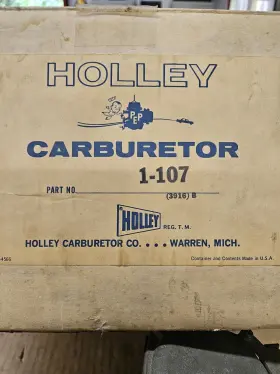 List-3916 Holley 1967 List 3916 950 Cfm 3 Barrel Carburetor Baldwin Dated 742 Original Box List-3916 Holley 1967 List 3916 950 Cfm 3 Barrel Carburetor Baldwin Dated 742 Original Box