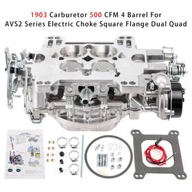 Madhornets 1903-500 1903 1903 Carburetor 500 Cfm 4 Barrel For Avs2 Series Electric Choke Square Flange