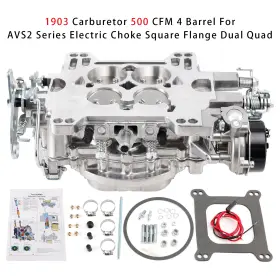 1903-500 Madhornets 1903 Carburetor 500 Cfm 4 Barrel For Avs2 Series Electric Choke Square Flange