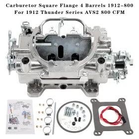 1912-800 Madhornets Carburetor Square Flange 4 Barrels For 1912 Thunder Series Avs2 800 Cfm
