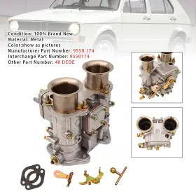 19550.174 Madhornets 9550.174 Carburetor For 40 Dcoe Weber High Performance Twin Choke