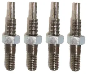 Rpe381-4 Max Performance Carburetor Mounting Stud Set 4bbl 3/16 Inch For 1965-1970 Gto Grand Prix Firebird