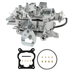 0peati Maxpeedingrods 4bbl Carburetor Carb For Rochester Quadrajet 4mv 1904r Vacuum 650cfm 1980-1989