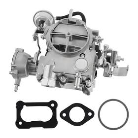 Maxpeedingrods 5jz6fx 2 Barrels Carburetor With Gasket Kit For Chevrolet 5.7l 350 6.6l 400 1970-1980