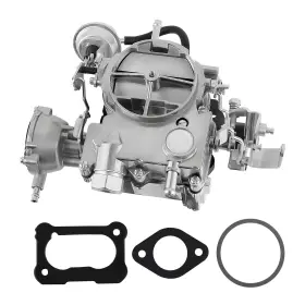 5jz6fx Maxpeedingrods 2 Barrels Carburetor With Gasket Kit For Chevrolet 5.7l 350 6.6l 400 1970-1980