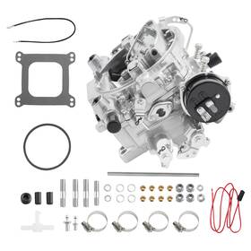 Maxpeedingrods 5v2phj 4-barrel Carburetor Kit For Performer 1406 600cfm Electric Choke Aluminum Alloy