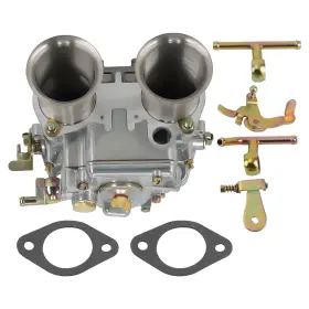 19600.017 Maxpeedingrods Gfwt0l 2 Barrel Carburetor For Dcoe 45mm 4 Cyl 6 V8 Engine Twin Choke