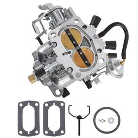 Maxpeedingrods Lqjwv0 2 Barrel Carburetor With Gaskets For Dodge 273-318 Engines 1966-1973 Manual Choke
