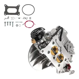 Nyzcx9 Maxpeedingrods 350 Cfm 2-barrel Carburetor For 0-80350 2 Bbl Carb Electric Choke