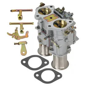 19600.017 Maxpeedingrods Puxh3s Carburetor Carb Kit For Dcoe45mm 4 Cyl 6 V8 Engine Twin Choke