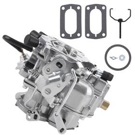 Maxpeedingrods Qhye8p 2 Barrel Carb Carburetor And Gasket For Dodge Plymouth 273-318 Engines 1966-1973