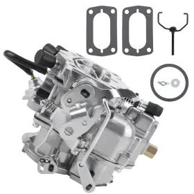 Qhye8p Maxpeedingrods 2 Barrel Carb Carburetor And Gasket For Dodge Plymouth 273-318 Engines 1966-1973
