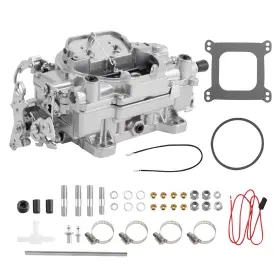 Qu5w2p Maxpeedingrods 4 Barrel Carburetor Kit For Performer 1406 600cfm Electric Choke Aluminum Alloy