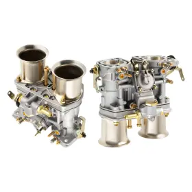 Tv8zlh Maxpeedingrods 2pcs 40mm Carburetor 2 Barrel 40idf For Bug Volkswagen Beetle Nickel Plating