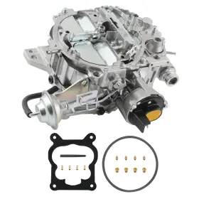 Uo8704 Maxpeedingrods 4 Barrel Carburetor For Rochester Quadrajet 4mv 1904r Chevry Engine 305 350