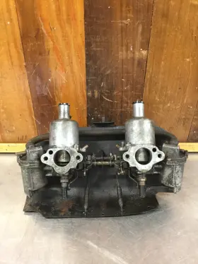 Aud404r Mg Aud404f Midget 70-71 Su Twin Hs-2 Carburetor Set. #aud404f And Aud404r. Used. Kmg1466
