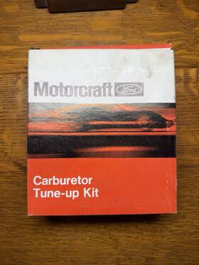 Motorcraft Ct842a Carburetor Rebuild - Tuneup Kit Carter Model Yf Nos Oem