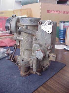 Nash 2368s 1956 Side Draft Carburetor Carter Yh