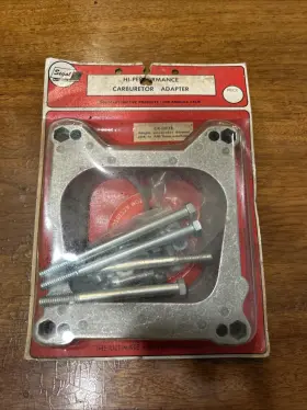Q4adpt Nashfuel Segal Quadrajet 4 Barrel Carb To Afb Base Manifold Carburetor Adaptor