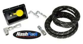 Rfk-12-flush-nome111 Nashfuel 12ft Propane Remote Fill Kit Mounting Receptacle Rv Motorhome Autogas No Acme